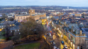 December in Hexham, Beaumont Street