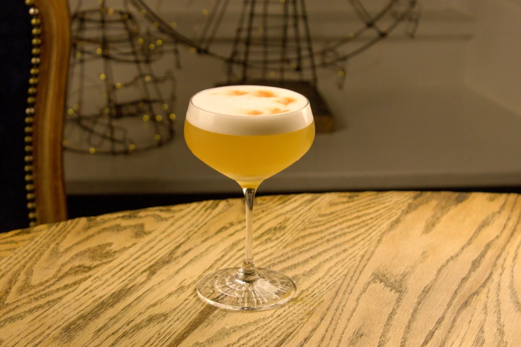 Gingerbread Sour Cocktail at The Beaumont Hotel Bar